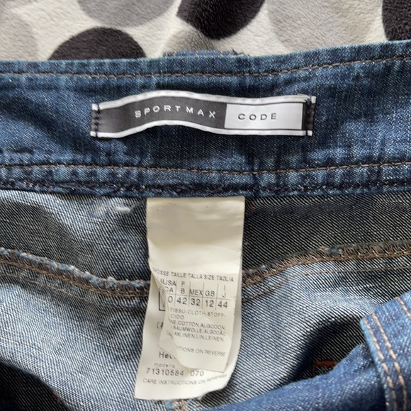 Max Mara SportMax denim Capri/shorts - Picture 5 of 5